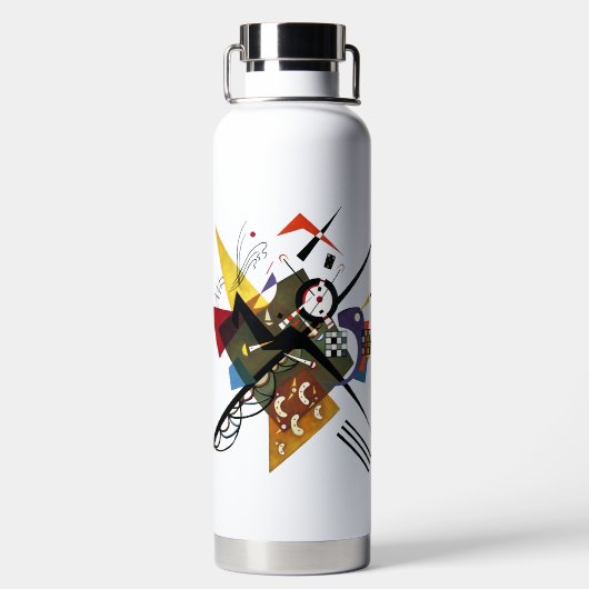 Kandinsky, Sur Blanc 1923 Waterfles (Achterkant)