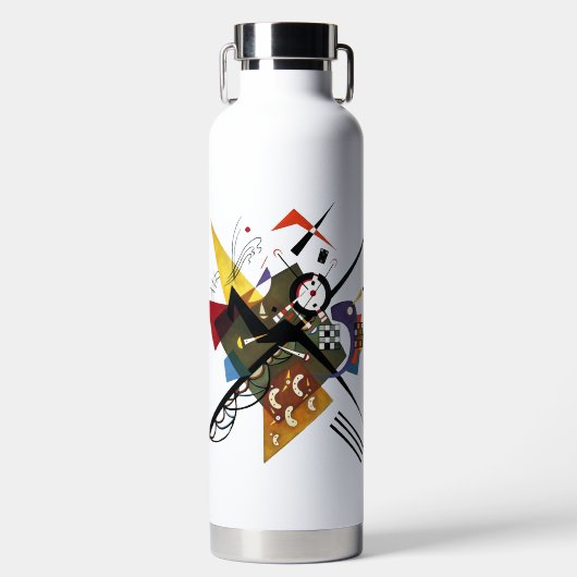 Kandinsky, Sur Blanc 1923 Waterfles (Voorkant)