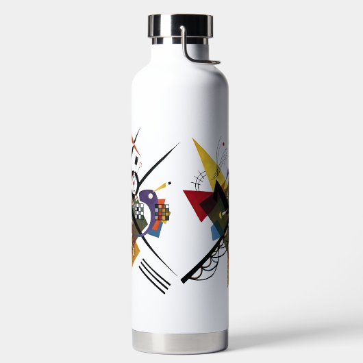 Kandinsky, Sur Blanc 1923 Waterfles (Links)