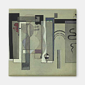 Kandinsky - Surface Meeting, abstracte kunst Magneet (Voorkant)