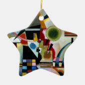 Kandinsky - Swingend, beroemd schilderij, Keramisch Ornament (Voorkant)