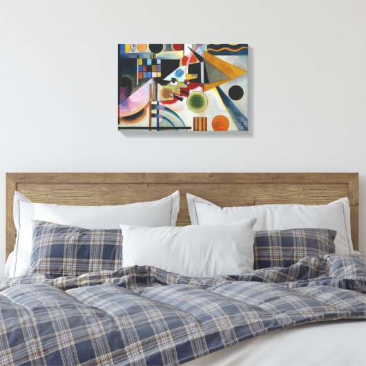 Kandinsky Swinging Abstract Schilderen Canvas Afdruk (Insitu (Slaapkamer))