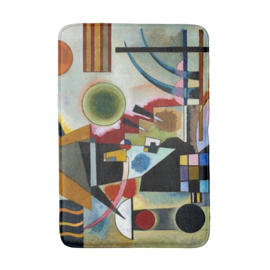 Kandinsky - Swinging Badmat (Voorkant Verticaal)