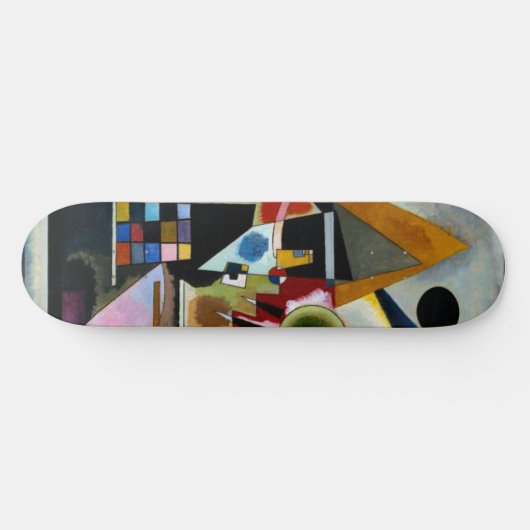 Kandinsky - Swinging, beroemd schilderij, Skateboa Persoonlijk Skateboard (Horizontaal)