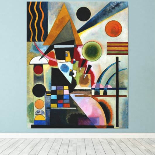 Kandinsky - Swinging Canvas Afdruk (Insitu (Houten vloer))