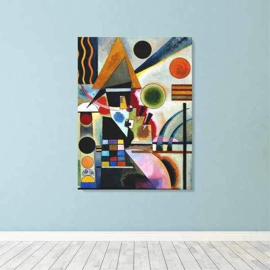 Kandinsky - Swinging Canvas Afdruk (Insitu (Houten vloer))