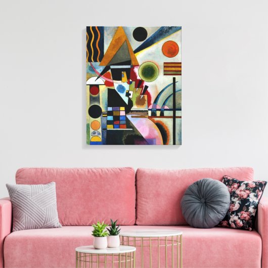 Kandinsky - Swinging Canvas Afdruk (Insitu (Woonkamer))