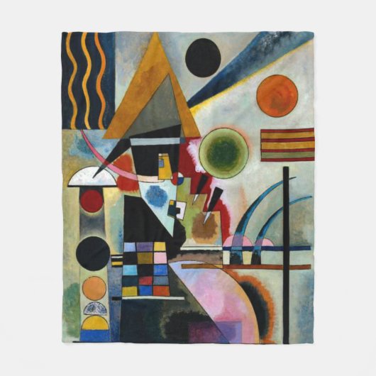 Kandinsky - Swinging Fleece Deken (Voorkant)