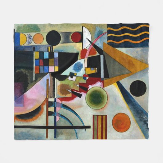 Kandinsky - Swinging Fleece Deken (Voorkant (Horizontaal))