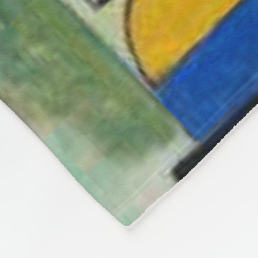 Kandinsky - Swinging Fleece Deken (Hoek)