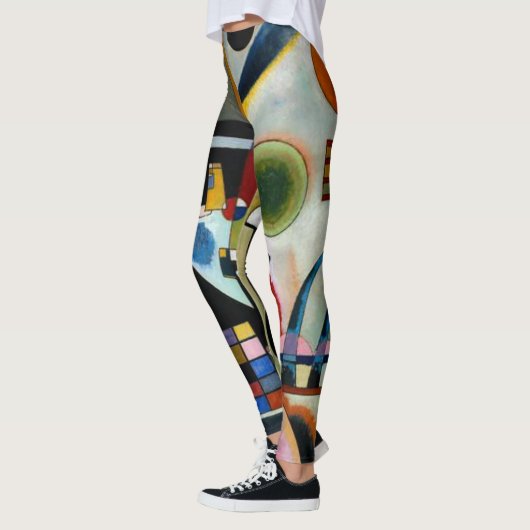 Kandinsky - Swinging, populair schilderij Leggings (Links)