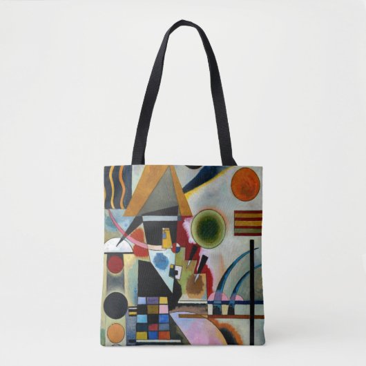 Kandinsky - Swinging, populair schilderij Tote Bag (Voorkant)