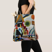 Kandinsky - Swinging, populair schilderij Tote Bag (Dichtbij)