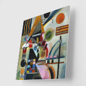 Kandinsky - Swinging, populair schilderij,  Vierkante Klok (Hoek)