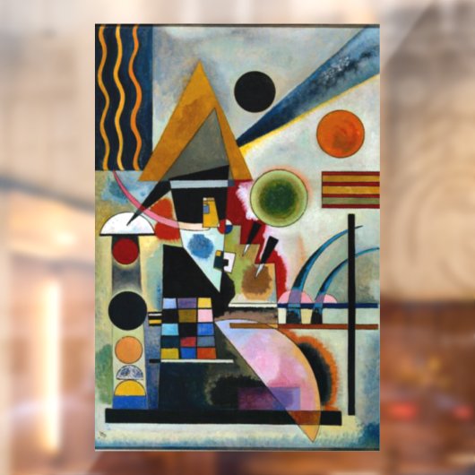 Kandinsky - Swinging Raamsticker (Vel 2)