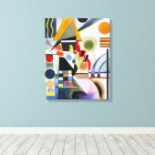 KANDINSKY - SWINGING (Schaukeln) - 1925 - Bauhaus Canvas Afdruk (Insitu (Houten vloer))