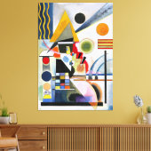 KANDINSKY - SWINGING (Schaukeln) - 1925 - Bauhaus Canvas Afdruk (Insitu (Woonkamer))