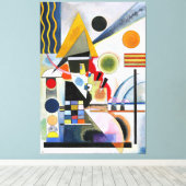 KANDINSKY - SWINGING (Schaukeln) - 1925 - Bauhaus Canvas Afdruk (Insitu (Houten vloer))