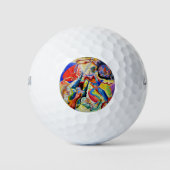 Kandinsky - Tableau a la Tache Rouge Golfballen (Voorkant)