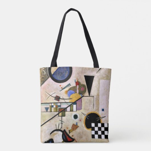 Kandinsky - Tegengestelde Akkoorden Tote Bag (Achterkant)