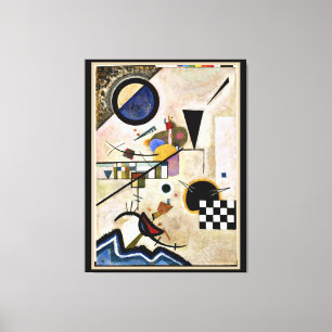 Kandinsky - Tegenovergestelde Akkoorden Canvas Afdruk