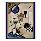 Kandinsky - Tegenovergestelde Akkoorden Perfect Poster (Voorkant)