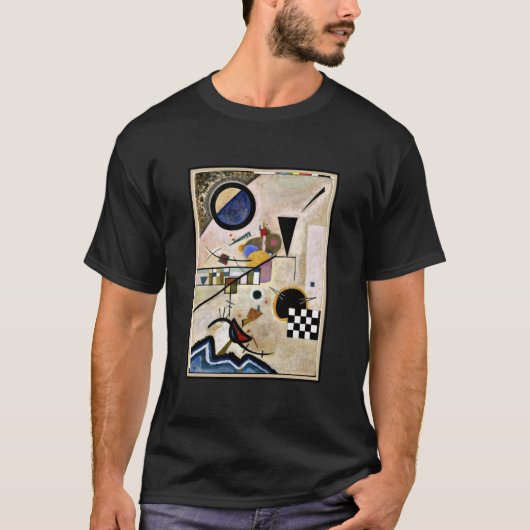 Kandinsky - Tegenovergestelde Akkoorden T-shirt (Voorkant)