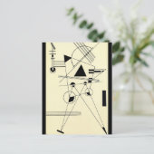 Kandinsky - Tekening voor punt Briefkaart (Staand voorkant)