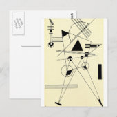 Kandinsky - Tekening voor punt Briefkaart (Voorkant / Achterkant)