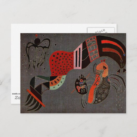 Kandinsky - Tempered Elan Briefkaart (Voorkant / Achterkant)