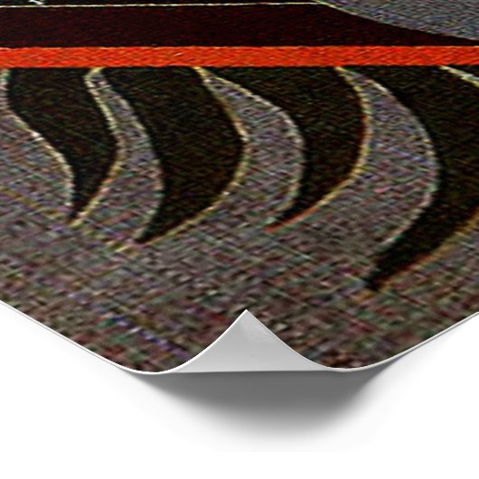 Kandinsky - Tempered Elan, Poster (Hoek)