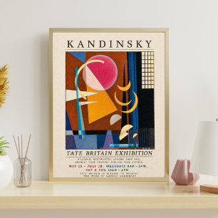 Kandinsky Tentoonstellingsposter Abstract Geomet Poster