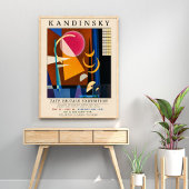 Kandinsky Tentoonstellingsposter | Abstract Geomet Poster