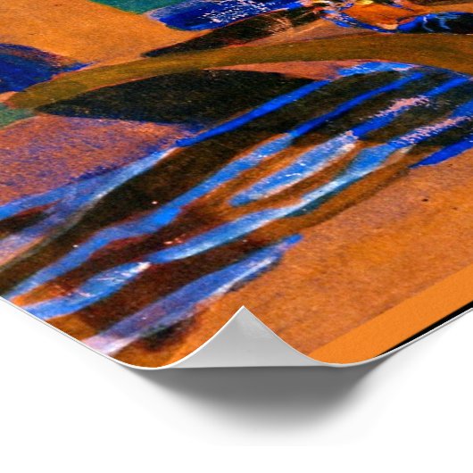 Kandinsky - The Comet, kleurrijk abstract schilder Poster (Hoek)