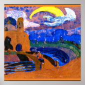 Kandinsky - The Comet, kleurrijk abstract schilder Poster (Voorkant)