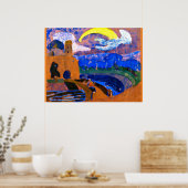 Kandinsky - The Comet, kleurrijk abstract schilder Poster (Keuken)