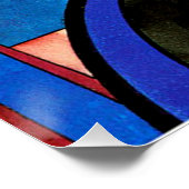 Kandinsky - The Great Gate of Kiev, abstracte kuns Perfect Poster (Hoek)