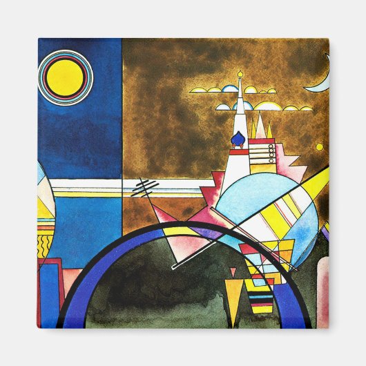Kandinsky - The Great Gate of Kiev Magneet (Voorkant)
