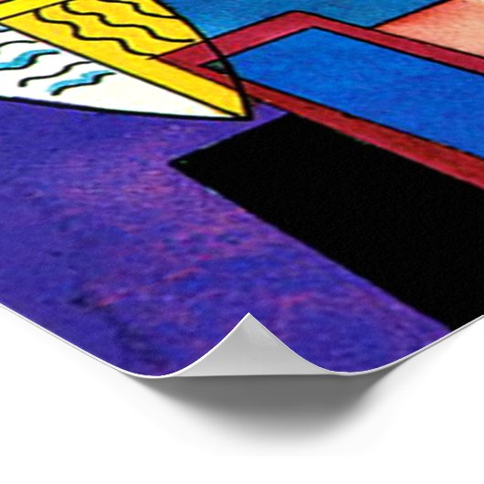 Kandinsky - The Great Gate of Kiev Poster (Hoek)