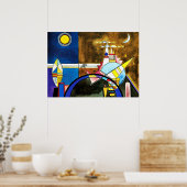 Kandinsky - The Great Gate of Kiev Poster (Keuken)