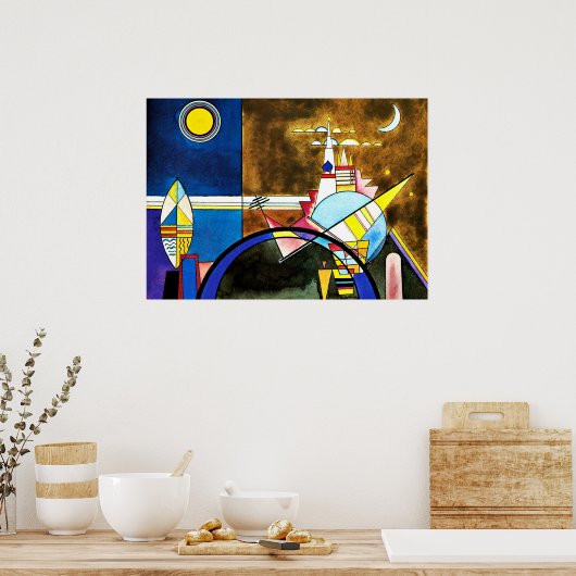 Kandinsky - The Great Gate of Kiev Poster (Keuken)