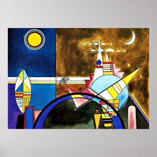 Kandinsky - The Great Gate of Kiev Poster (Voorkant)