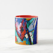 Kandinsky - The Waterfall, beroemd schilderij, Mok (Midden)