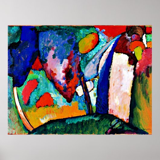 Kandinsky - The Waterfall, Poster (Voorkant)