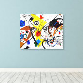 KANDINSKY - TRANSVERSALE LIJN - 1923 - Bauhaus - Canvas Afdruk (Insitu (Houten vloer))
