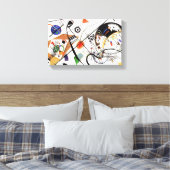 Kandinsky transversale lijn canvas afdruk (Insitu (Slaapkamer))