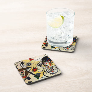 Kandinsky - Transversale Lijn Drankjes Onderzetter