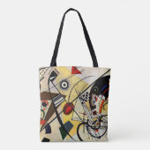 Kandinsky - Transversale lijn Tote Bag (Achterkant)