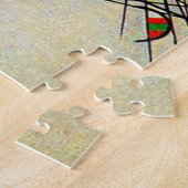 Kandinsky - Transverse Line, abstract art Legpuzzel (Zijkant)