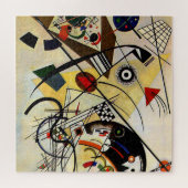 Kandinsky - Transverse Line, abstract art Legpuzzel (Horizontaal)